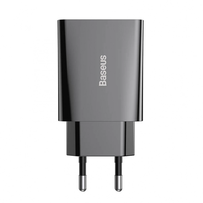 Baseus Speed Mini Quick Charger, USB-C, PD, 3A, 20W (černá)