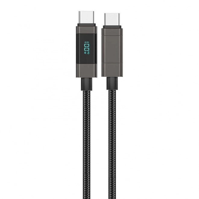 Nabíjecí kabel Foneng USB-C 100W s displejem