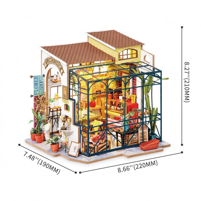 Květinářství Emily - DIY miniaturní domek