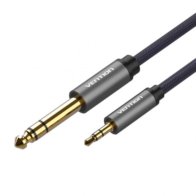 Kabel jack 3,5 mm na 6,5 mm Vention BAIHJ - 5 m (šedý)