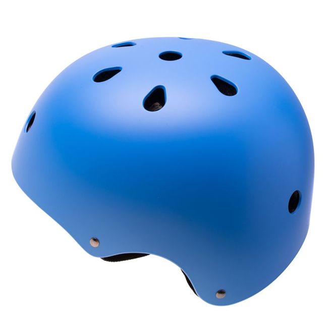 Dětská nastavitelná přilba na kolo/kolečkové brusle - modrá, velikost M