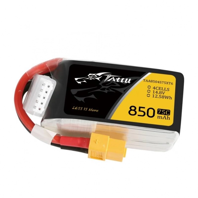 Baterie Tattu 850mAh 14,8V 75C 4S1P XT60