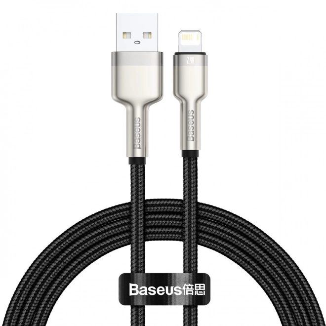 USB kabel pro Lightning Baseus Cafule, 2,4A, 1m (černý)