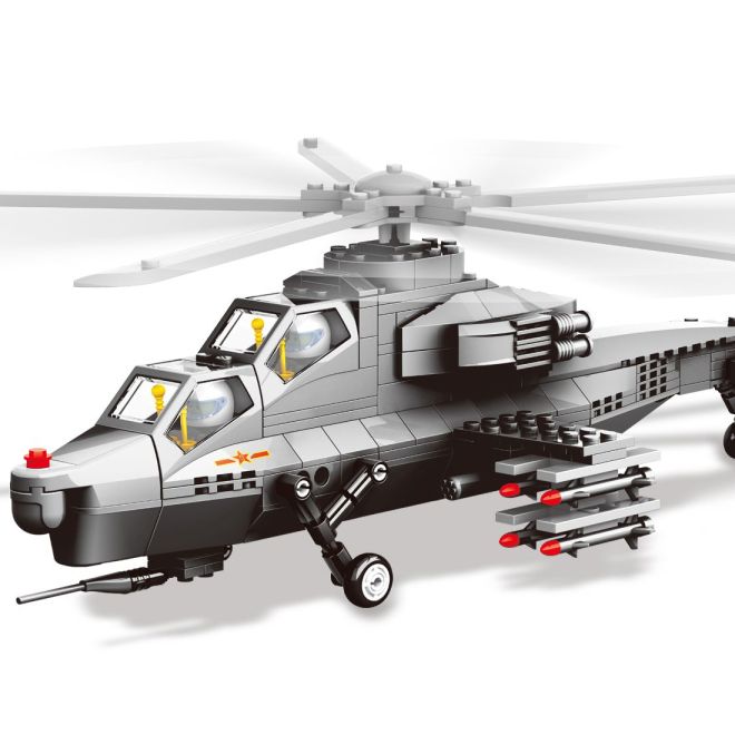 Stavebnice Útočný vrtulník - 283 dílků