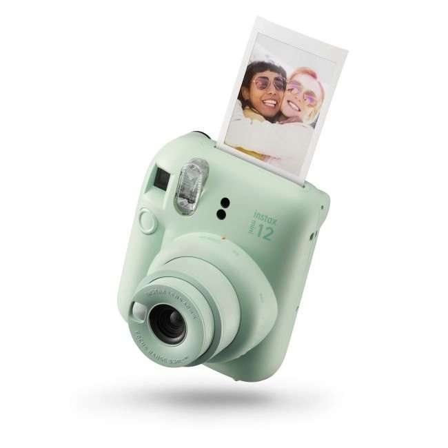 Instax mini 12 BIG BUNDLE (fotoaparát + pouzdro + album) zelený