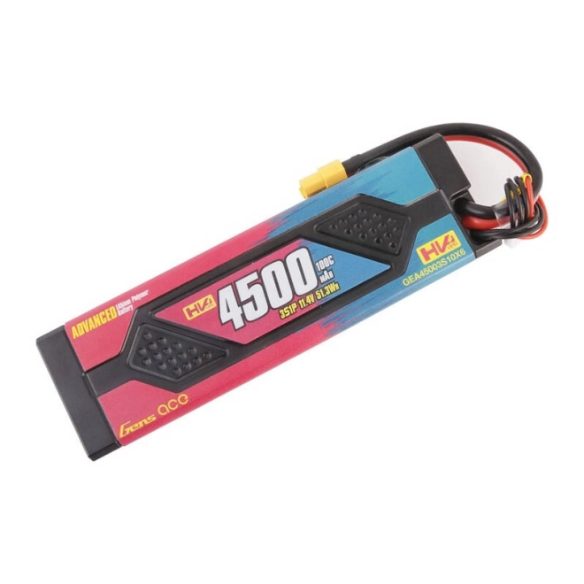 Gens ace Advanced 4500mAh 11,4V 100C 3S1P HardCase Lipo Battery Pack s XT60