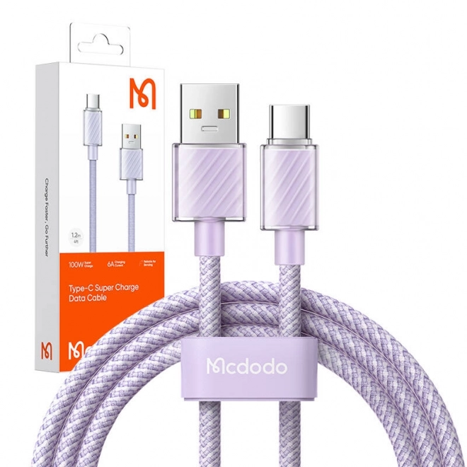 Kabel USB-A na Lightning Mcdodo CA-3652, 1,2 m (fialový)