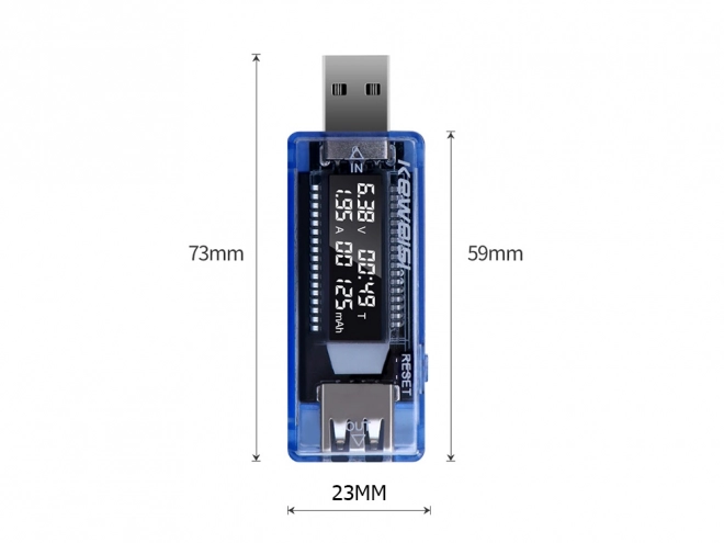 USB voltmetr ampérmetr tester