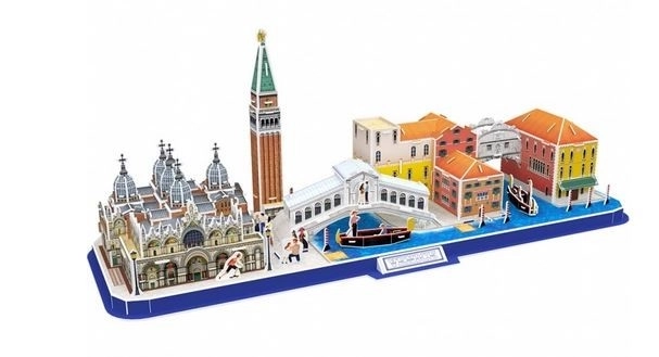 Puzzle 3D City Line Benátky