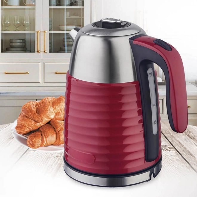 Kovová rychlovarná konvice 1,7l 2200W MR-051-RED