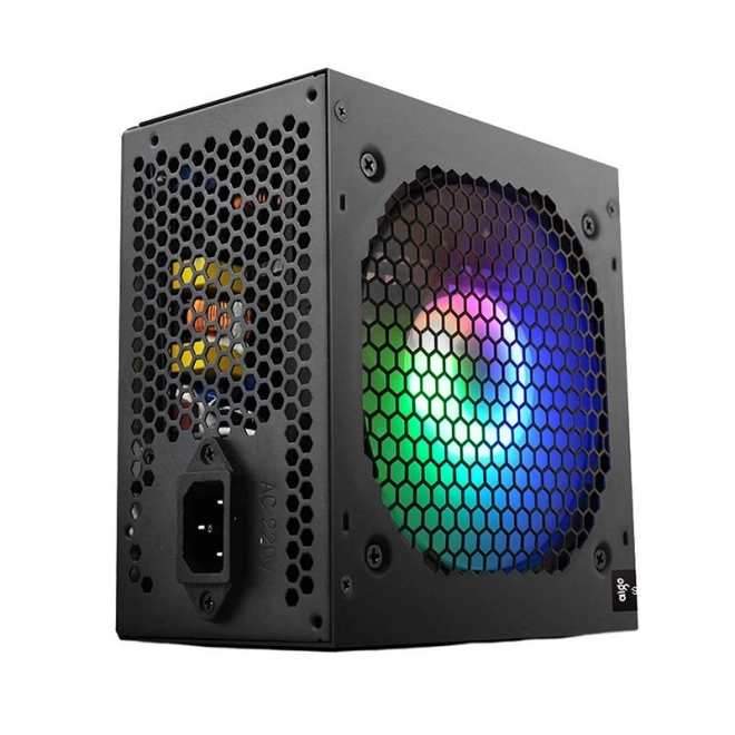 Počítačový zdroj Aigo AK600 RGB (černý)