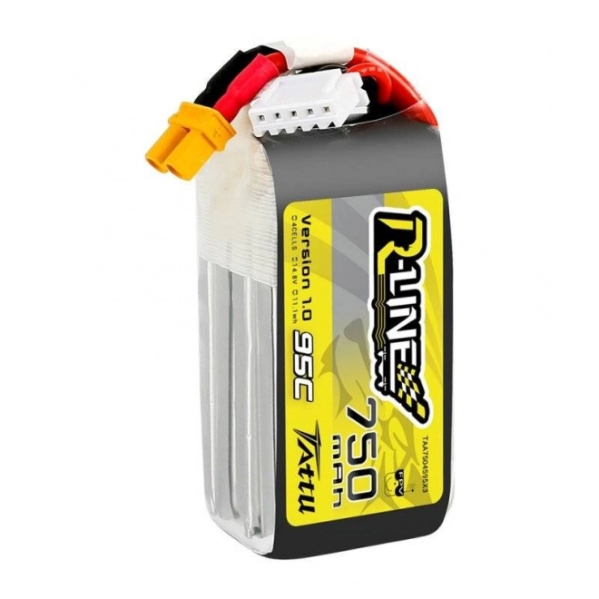 Baterie Tattu R-Line 750mAh 14,8V 95C 4S1P JST-XHR