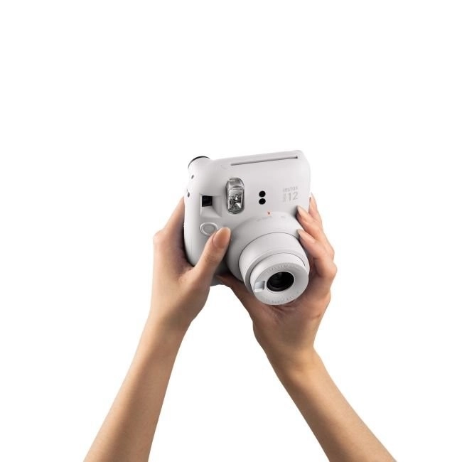 Instax mini 12 BIG BUNDLE (fotoaparát + pouzdro + album) bílý