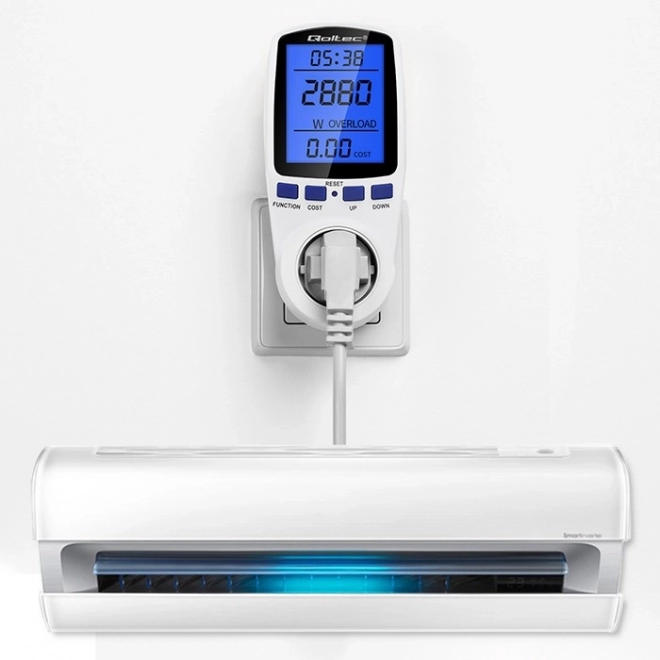 Měřič spotřeby energie PM0626 | 3680W | 16A | LCD