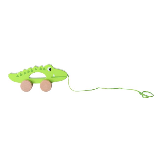Dřevěný krokodýl na tahání Tooky Toy