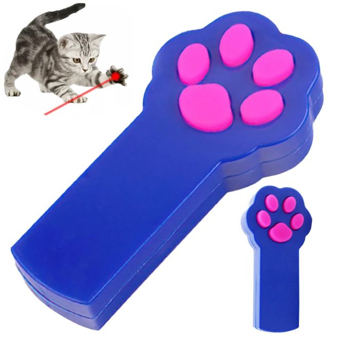 Kočičí laserová světelná hračka indikátor tlapky