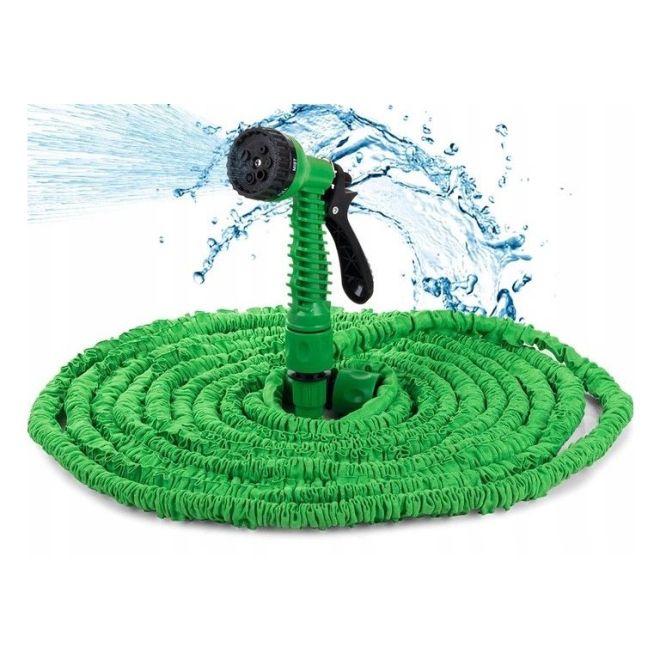 Zahradní smršťovací hadice - 30 metrů – Zelená