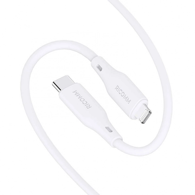 Kabel USB-C-Lightning Ricomm RLS007CLW 2,1 m