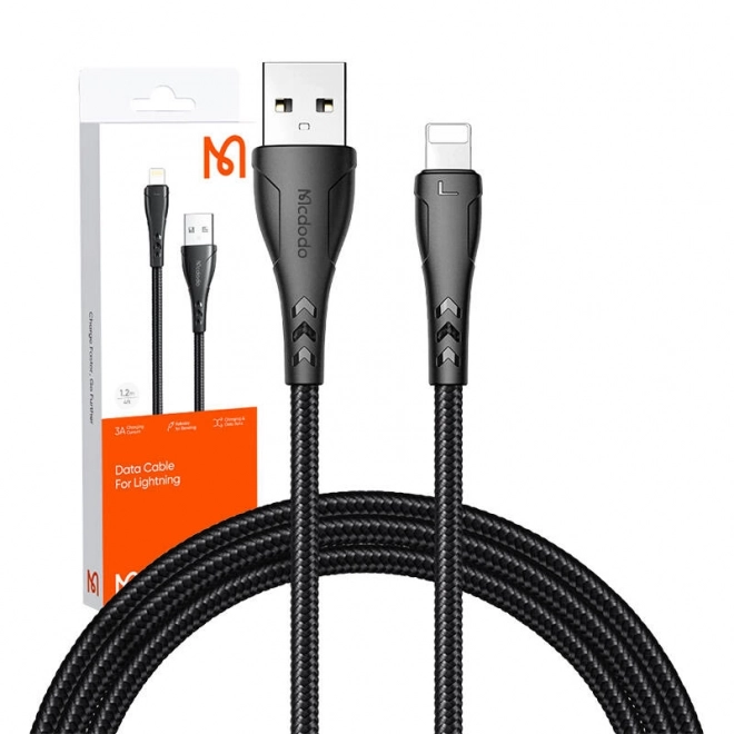 Kabel USB na Lightning, Mcdodo CA-7441, 1,2 m (černý)