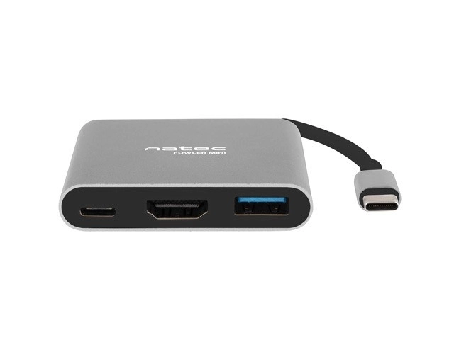 Více portů Fowler mini USB-C PD, USB 3.0, HDMI 4K