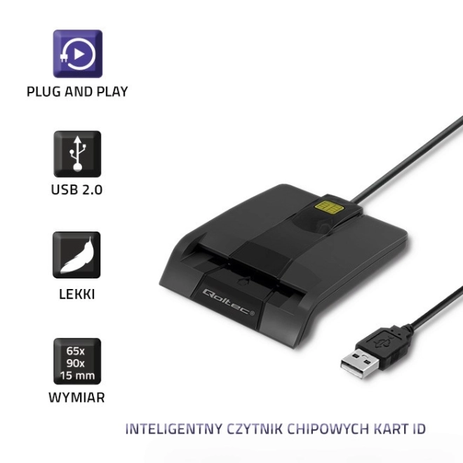 Čtečka čipových karet SCR-0634 | USB typ C