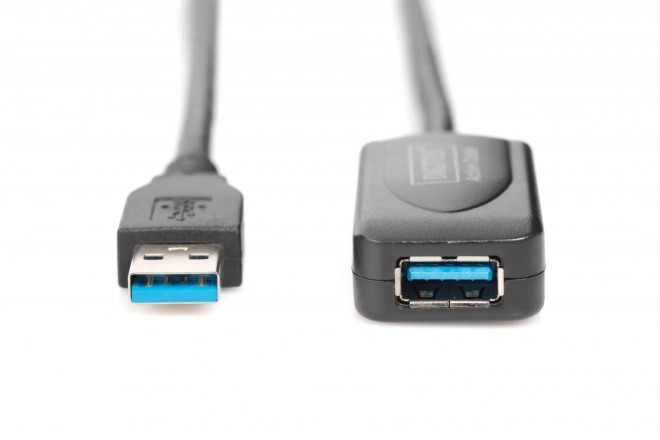 USB 3.0 SuperSpeed SuperSpeed USB Type A/USB A M/Z Aktivní prodlužovací kabel, černý 5 m