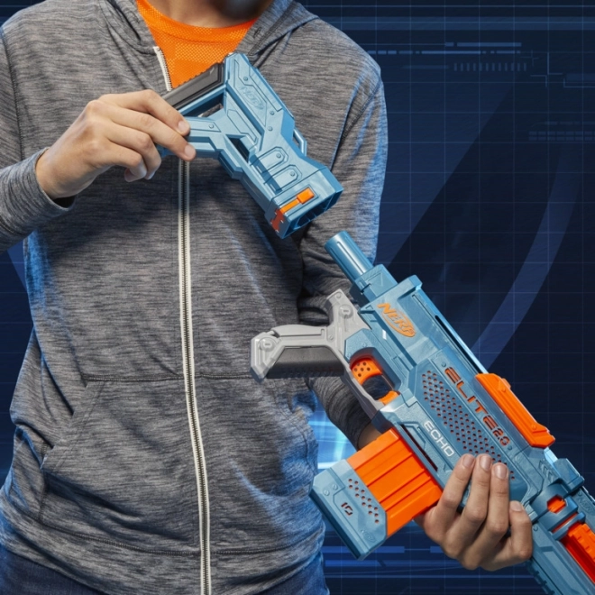 Pistole Nerf Echo CS-10 s příslušenstvím