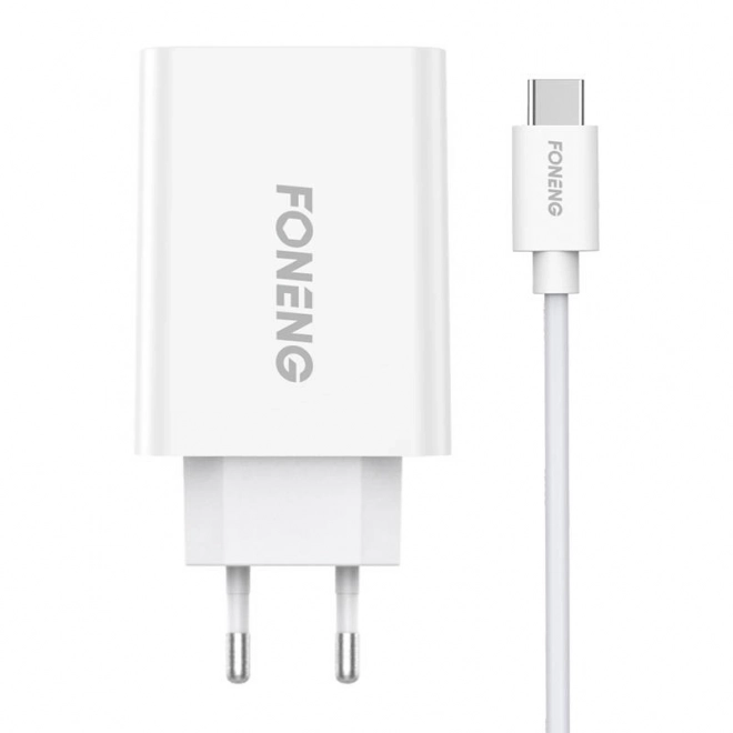 Rychlonabíječka Foneng 1x kabel USB EU43+ USB typu C