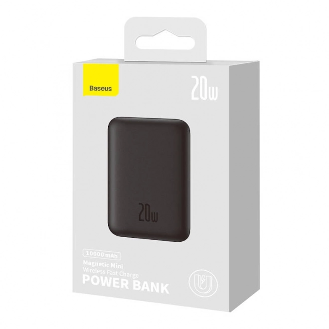 Powerbanka Baseus Magnetic Mini 10000mAh , USB-C 20W (černá)