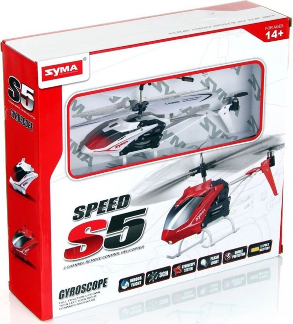 RC Helikoptéra SYMA S5 - bílá