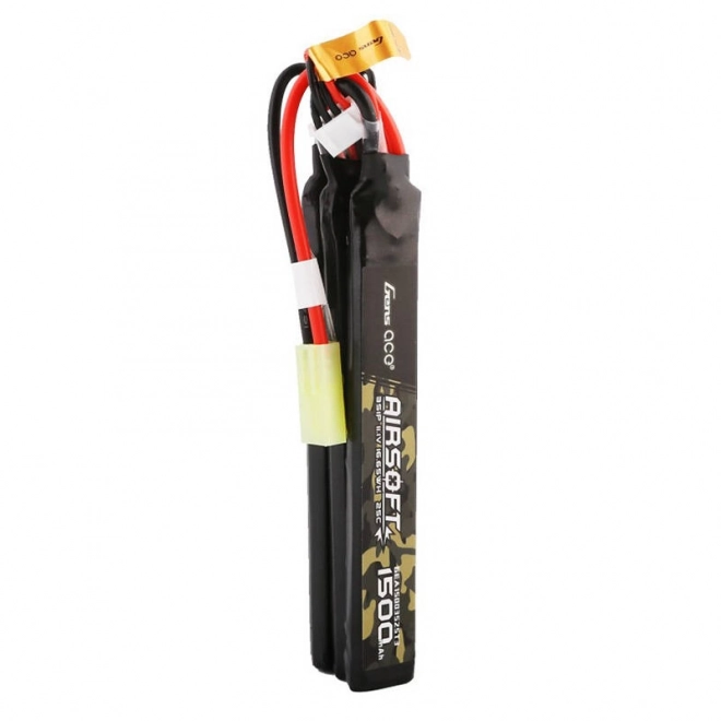 Gens ace 25C 1500mAh 3S1P 11.1V Nunchuck 3X Airsoft Gun Lipo baterie s mini Tamiya konektorem