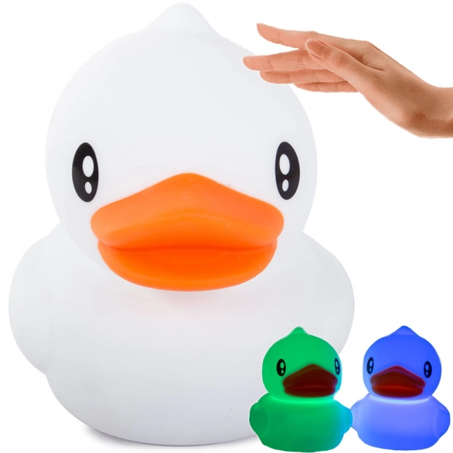 Dětské led noční světlo rgb duck touch