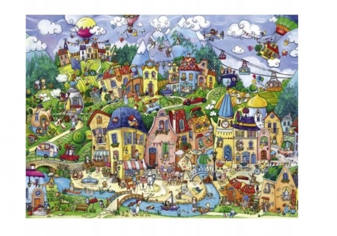 Puzzle Happy City 1500 prvků