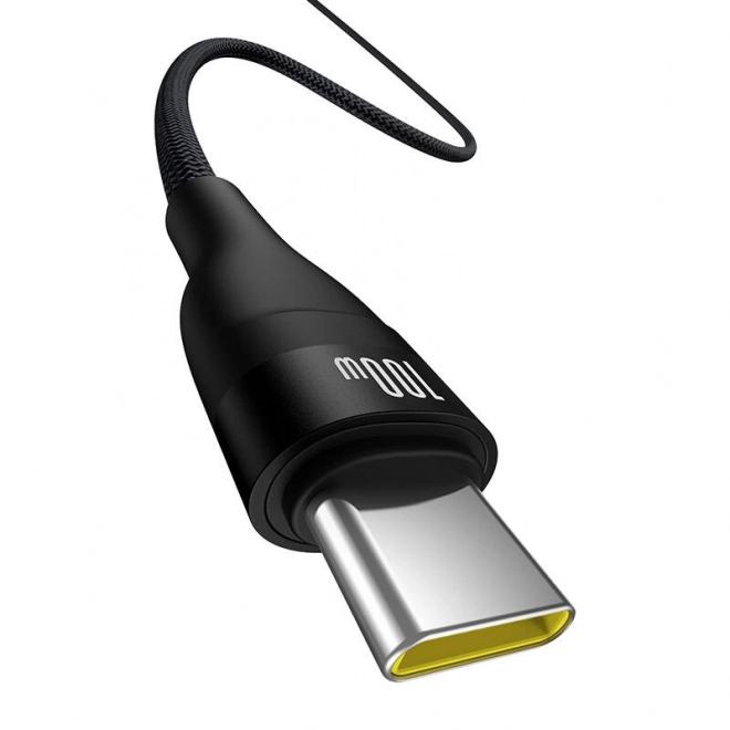 Nabíjecí kabel Baseus Flash 2 USB na USB-C 100W, 2 m (černý)