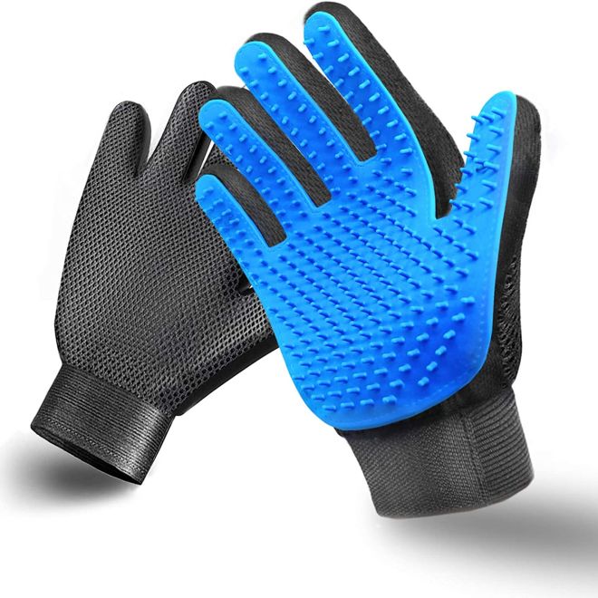Vyčesávací rukavice – Modrá