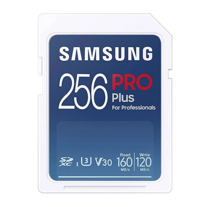 Paměťová karta Samsung SD PRO Plus MB-SD256SB/WW 256GB + čtečka