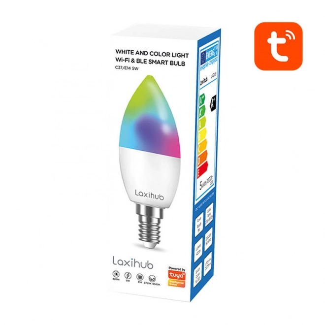 Chytrá LED žárovka Laxihub LAE14S (2-pack) WiFi Bluetooth Tuya