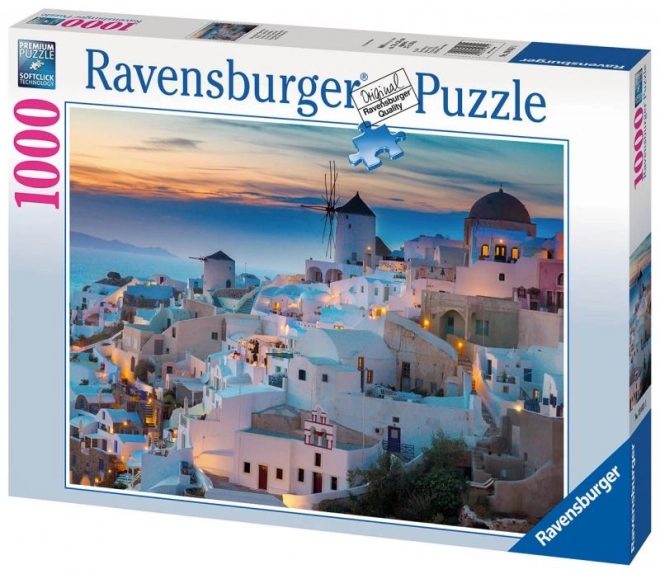 Ravensburger puzzle Večer v Santorini 1000 dílků