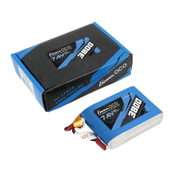 Baterie Gens Ace 3800mAh 7,4V 1C 2S1P do Taranis Q X7