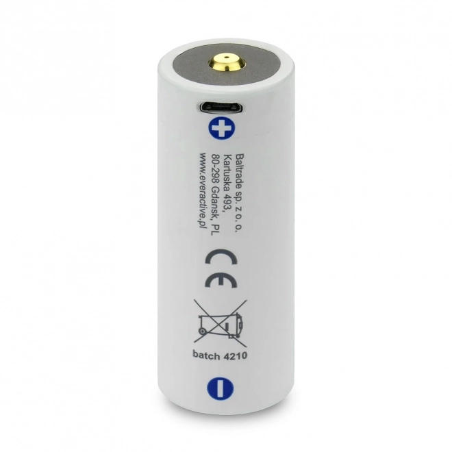 Baterie 26650 3,7V Li-ion 5200 mAh micro USB