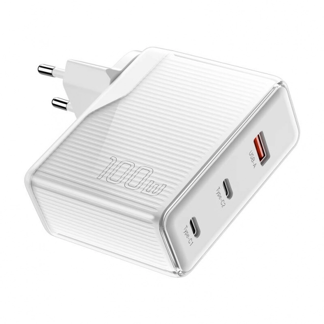 Nabíječka Essager 100W GaN s 2x USB-C a USB-A