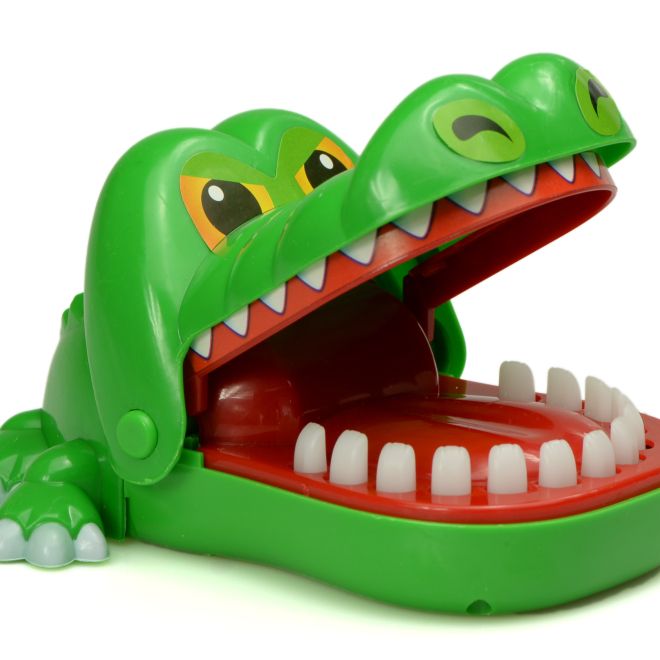 Krokodýl u zubaře arkádová hra