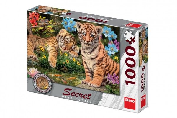 Puzzle Skrytí tygři - 1000 dílků