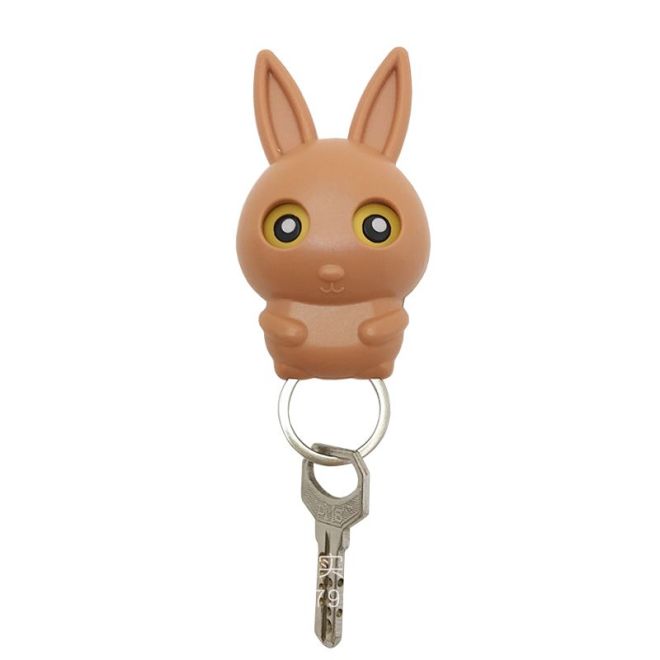 Věšák na klíče - hnědý králík
