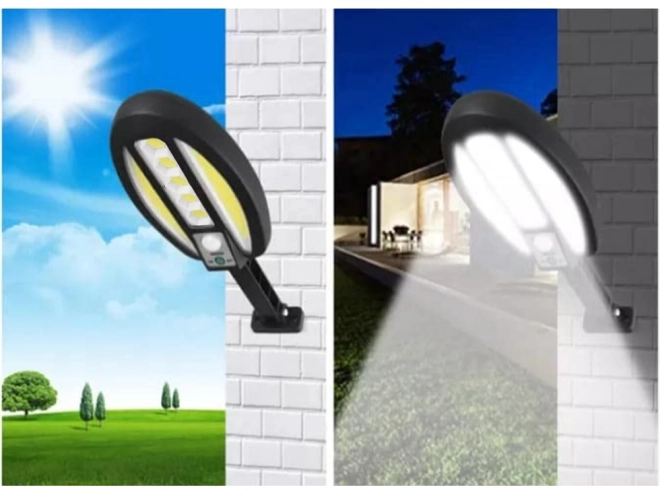 Solární lampa 95 led se soumrakovým senzorem pohybu