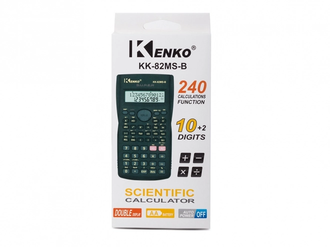 Vědecká matematická kancelářská kalkulačka Kenko s 240 funkcemi