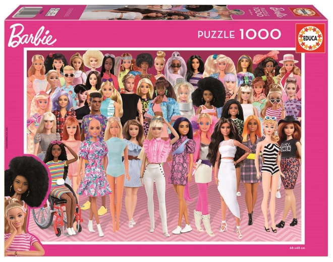 Puzzle 1000 prvků Barbie