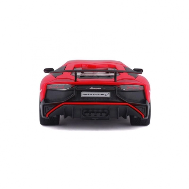 Kovový model Bburago Lamborghini Aventador červený 1:24