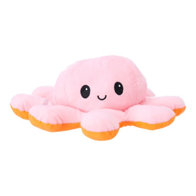 Oboustranná chobotnice 40 cm - oranžová a růžová