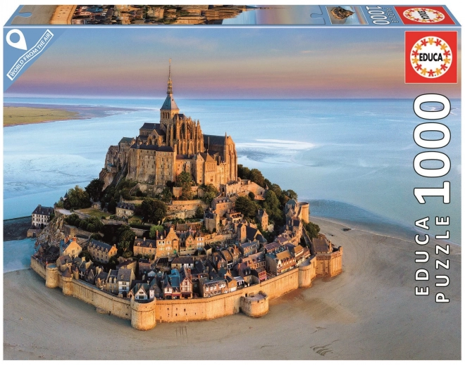 Puzzle 1000 prvků Mont Saint-Michel /Francie